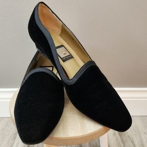 Nina Velvet Loafers